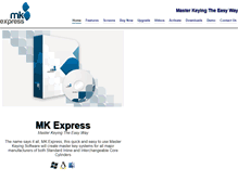Tablet Screenshot of mkexpress.com
